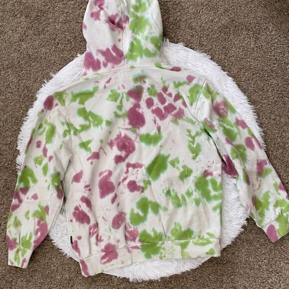 RVCA Tie Dye Sweatshirt Hoodie Womens Size Small - Picture 2 of 8